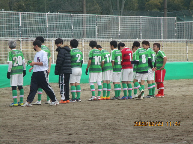 サッカー部引退試合